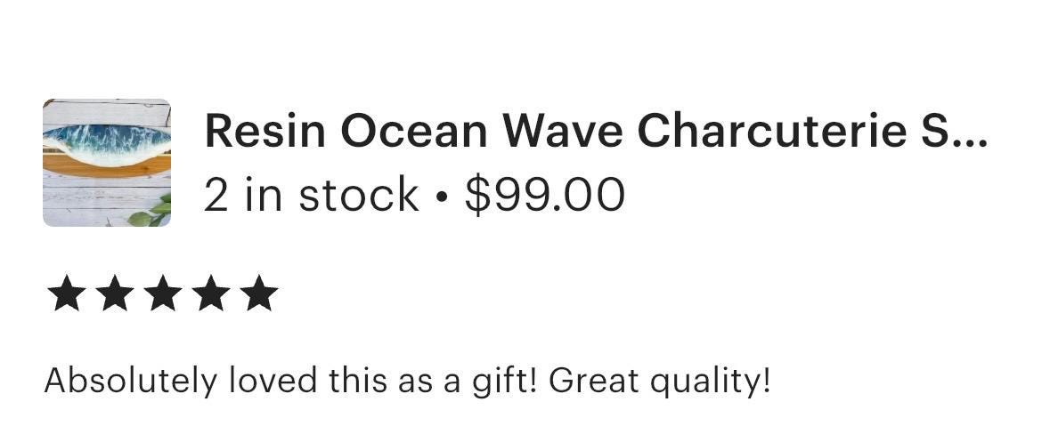 Resin Ocean Wave Charcuterie Surf Board / Surfboard Resin Art / Cheese Lover Board / Serving Board / Coastal Decor / Beach Lover Gift